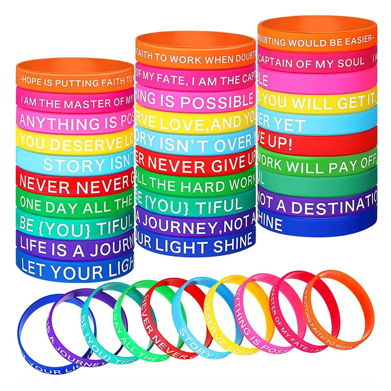 personalized silicone wristbands